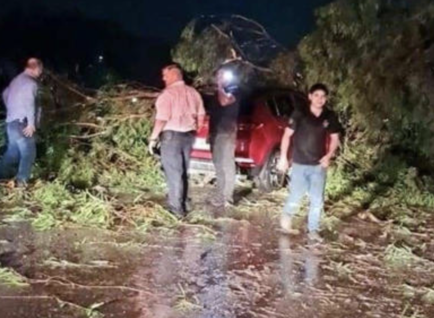 Tormenta en Cajeme causa estragos